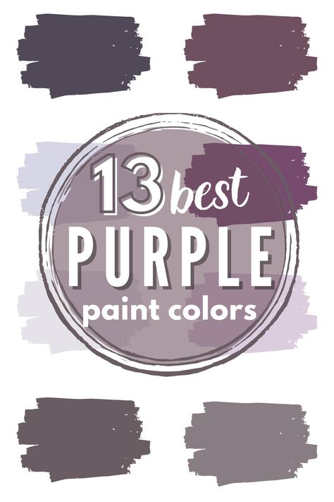 Plum Grey Paint Color, Purple Grey Paint Color Bedroom, Behr Purple Gray Paint Colors, Dusty Violet Paint Color, Purple Accent Bathroom, Purple Accent Color Palette, Violet Bathroom Ideas, Plum Office Ideas, Purple Paint Palette