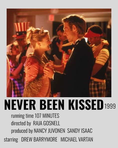 Never Been Kissed Movie, Michael Vartan, Polaroid Movie Poster, Romcom Movies, Johnny Depp Style, Never Been Kissed, Movie Card, Dig Deeper, Film Posters Vintage