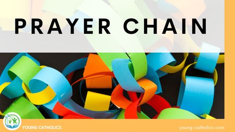 A prayer chain puts our prayers in a tangible form. For children, this can be a good way to teach about the different types of prayer. Bible Verse Games, Classroom Prayer, Vbs Stellar, Prayer Chain, Prayer Of Praise, Types Of Prayer, Asking For Prayers, Secret Sister, Paper Chains