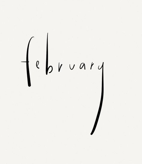 February In Cursive, Typography Letters, Typography Inspiration, Brush Lettering, Typography Fonts, Typography Design, Handwriting, Inspire Me, Hand Lettering