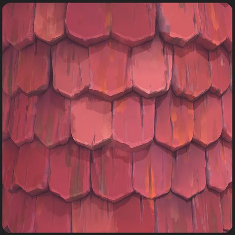 Hand Painted Textures For Games, Rendering Textures, Roof Texture, Stylized Texture, Texture Reference, Painted Wood Texture, Game Textures, 3d Modeling Tutorial, Digital Painting Techniques