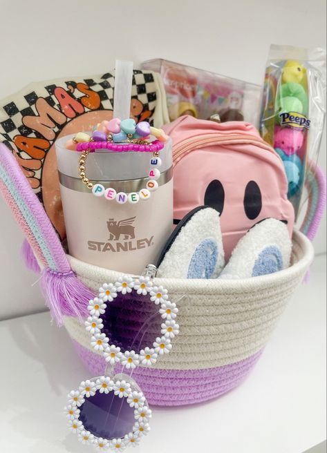 Inexpensive Easter Basket Ideas For Kids, Gift Basket For Kids Girl, Easter Basket Ideas For 2 Year, Things To Put In Easter Baskets, Best Friend Easter Basket, Cute Easter Basket Ideas For Kids, Stanley Cup Easter Basket, Easter Basket 2 Year Girl, Easter Basket For 9 Year Girl