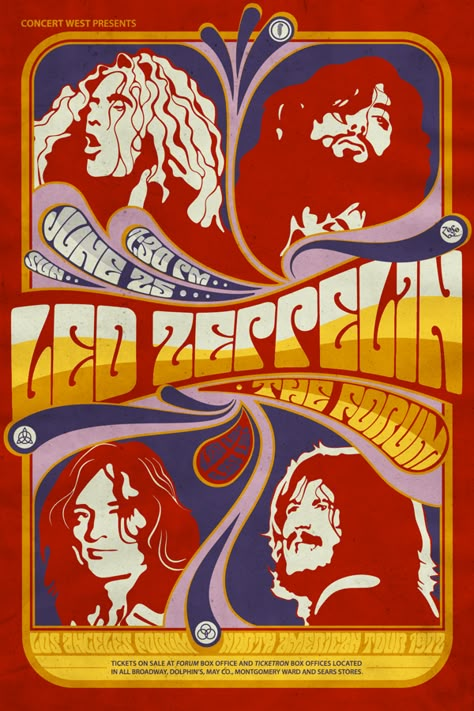 Led Zeppelin fan art on Behance Poster Konser, Led Zeppelin Concert, Led Zeppelin Poster, Arte Jazz, Rock Poster Art, Vintage Concert Posters, Rock Band Posters, Vintage Music Posters, Music Concert Posters