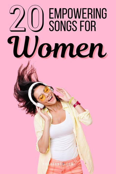 Songs For Women Empowering, Songs For Strong Women, Positive Music Playlist, Inspirational Songs Motivation, Workout Music Playlist Motivation, Powerful Women Songs, Motivational Music Playlists, Women Empowerment Songs, Exercise Music Workout Songs