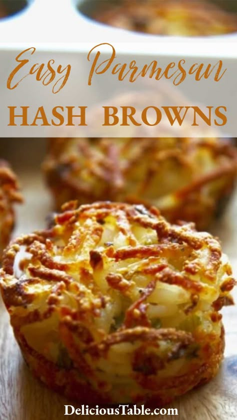 Baked Hashbrowns, Easy Brunch Recipes, Hashbrown Recipes, Muffin Tin Recipes, Hash Brown, Easy Brunch, Hash Browns, Muffin Tins, Breakfast Recipes Casserole