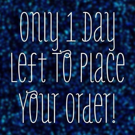 There's only one more day left to place an order https://www.youniqueproducts.com/AmyJ93 Younique Party, 1 Day Left, Younique Beauty, Body Shop At Home, Scentsy Party, Younique Presenter, Facebook Party, Summer Clearance, One More Day