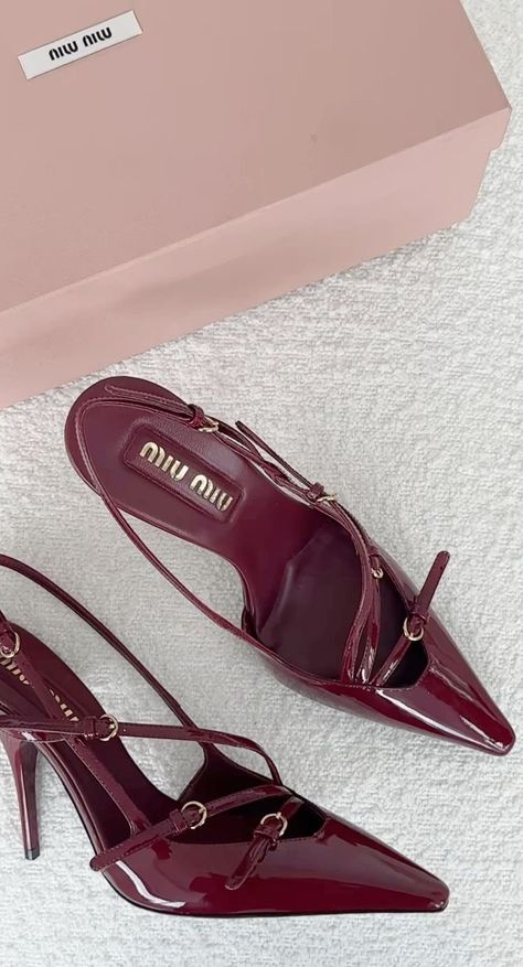 Home / X Miu Miu Red Shoes, Miu Miu Red Heels, Cherry Red Clothes Aesthetic, Pointy Heels Aesthetic, Cherry Red Kitten Heels, Cherry Red Aesthetics, Shoe Inspo Heels, Cherry Red Accessories, Red Aesthetic Shoes