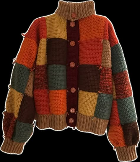 Harry Styles Cardigan, Fall Colours, Oversized Knit Cardigan, Dress Sweater, Oversize Knit, Jw Anderson, Free Crochet Patterns, Crochet Cardigan, Crochet Sweater