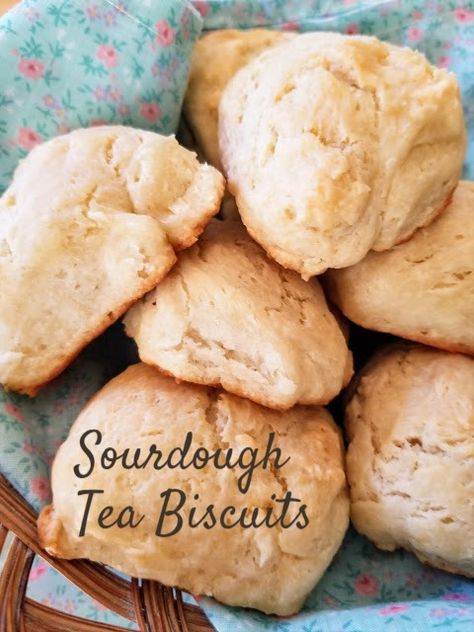 Biscuit Recipe Using Bisquick, Fluffy Sourdough Biscuits, Sourdough Tea Biscuits, Sourdough Discard Tea Biscuits, Quick Sourdough Discard Biscuits, Sourdough Discard Scones Cinnamon, Sourdough Shortcake Biscuits, Sweet Biscuit Recipe, Biscuits For Breakfast