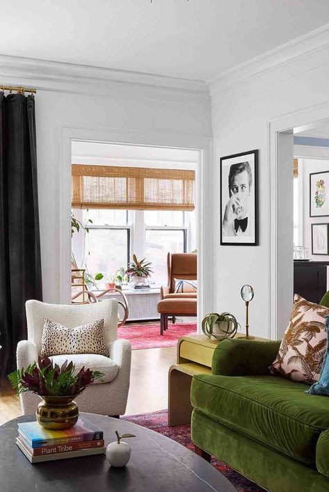 How To Make Your Living Room Look Expensive, Eclectic Parisian Apartment, How To Make Living Room Look Expensive, How To Make An Apartment Look Expensive, Make Living Room Look Expensive, French Eclectic Living Room, Expensive Looking Living Room, Rental Living Room Ideas, Interesting Rooms