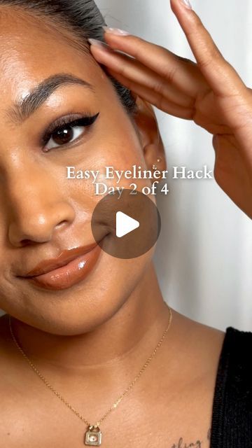 L Wijetunge on Instagram: "4 Days of Easy Eyeliner Looks - Day 2 🖊️🥰 Using @tartecosmetics Maneater Liquid Eyeliner . . . #makeupseries #tarte #easyeyeliner #easyeyelinertutorial #makeuponfleek #brownskinmakeup #singaporeblogger #makeuponbrownskin #eyelineronfleek #makeuptutorials" Eyeliner For Monolid Eyes, How To Apply Liquid Eyeliner, Easy Eyeliner Looks, Tightlining Eyes, Mythical Makeup, How To Use Eyeliner, Colorful Makeup Ideas, Makeup For Special Occasions, Easy Eyeliner