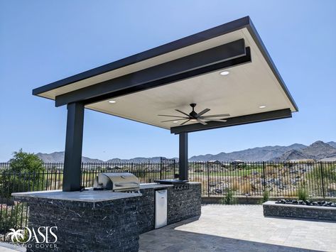 Cantilever Patio Cover, Modern Patio Cover, Cantilevered Pergola, Cantilever Pergola, Pergola Cost, Modern Outdoor Living, Material Ideas, Weekend Ideas, Patio Covers