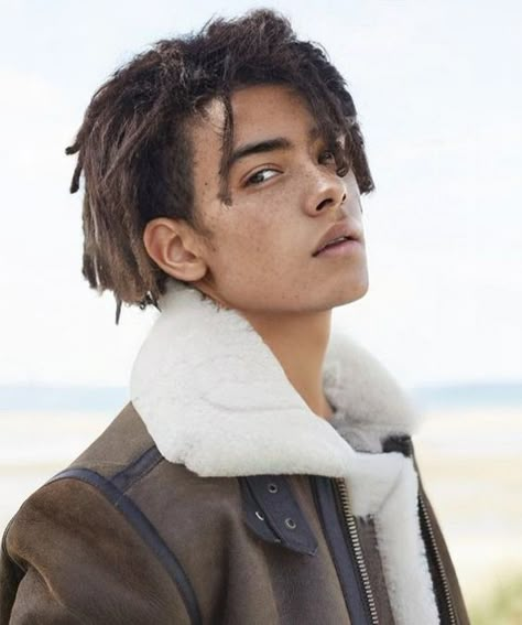 Visionary Freckles Face Claim Male, Tan Guy Aesthetic, Blasian Face Claims Male, Tan Freckled Skin, Tan Male Face Claims, Blasian Male Face Claim, Unique Male Models, Masculine Face Claims, Poc Face Claims Male