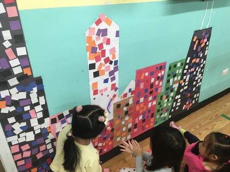 Life In The City Preschool Theme, Prek Buildings Study, Building The Future Theme, Pre K Building Theme Activities, Building Study For Preschool, Construction For Kindergarten, Building Theme Classroom, Building Study Creative Curriculum Ideas Preschool, Build A City Preschool