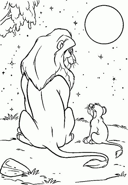 Papà e figlio 3 disegni da colorare gratis Lion King Coloring Pages, Mouse Coloring Pages, Lion King Tattoo, King Drawing, Lion Coloring Pages, Lion King Drawings, Disney Princess Colors, Disney Princess Coloring Pages, Lion King Art