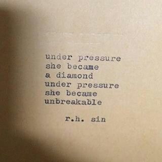 Under pressure she became a diamond under pressure she became unbreakable... r.h. sin #quotes R H Sin Quotes, Rh Sin, Pressure Quotes, Sin Quotes, Diamond Quotes, Spiritual Things, Cap Decorations, Jewelry Watch, Strong Woman