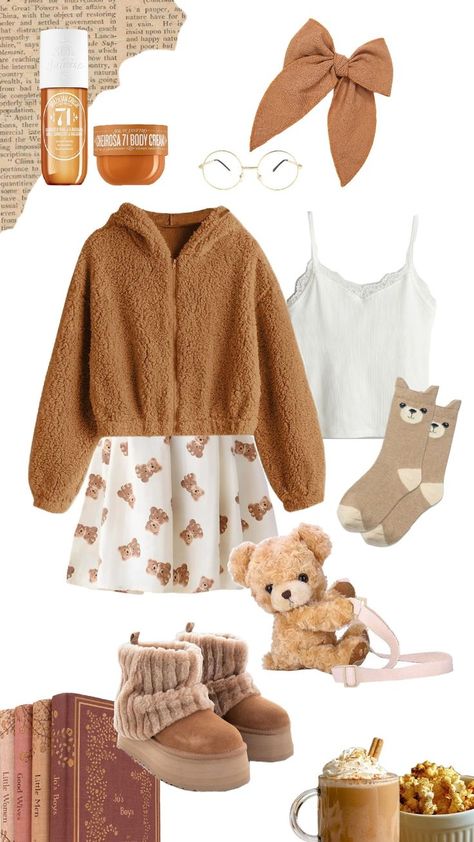 Sol de Janeiro, Fleece Jacket, Teddy Bear, UGG, Popcorn, Pumpkin Spice Latte, Fragrance Popcorn Pumpkin, Fleece Jacket Outfit, Teddy Bear Jacket, Bear Jacket, Pumpkin Spice Latte, Disney Outfits, Inspired Outfits, Jacket Outfits, Popcorn