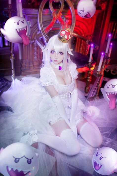 Trending Images Gallery | Know Your Meme Boosette Cosplay, Queen Boo, Princess Boo, Hot Anime Cosplay, Boo Costume, Mario Cosplay, Super Crown, Belle Cosplay, King Boo