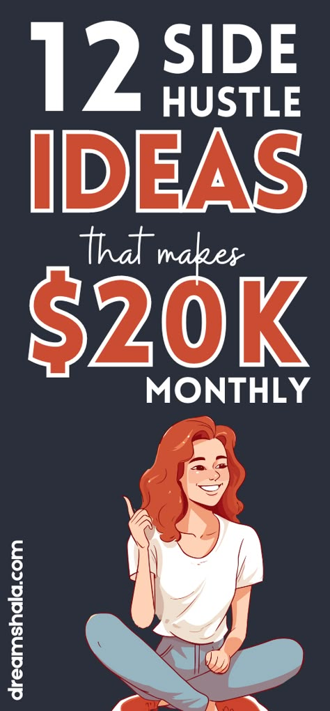 Do you want to earn extra money at home each month? Here are over 11 real ways to make at least $20,000 a month from the comfort of your home. #howtomakemoneyonline #howtomakemoneyonlinefast #sidehsustles #sidehustleideas #sidehustlesthatwork #workingathomemom #howtostartworkingathome Sahm Money Making, Best Ways To Make Money From Home, Ways To Earn Money From Home, Ways To Make Extra Money At Home, Ways To Make Passive Income, Sidehustle Extra Money, How To Make Extra Money From Home, How To Make Extra Money, Ways To Make Money At Home