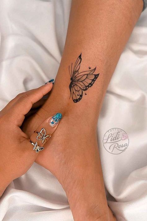 Gemini Tattoo For Women, Feminine Tattoo Placement, Butterfly Leg Tattoos, Goat Tattoo, Kraken Tattoo, Cover Up Tattoos For Women, Lower Leg Tattoos, Unique Butterfly Tattoos, Hand And Finger Tattoos