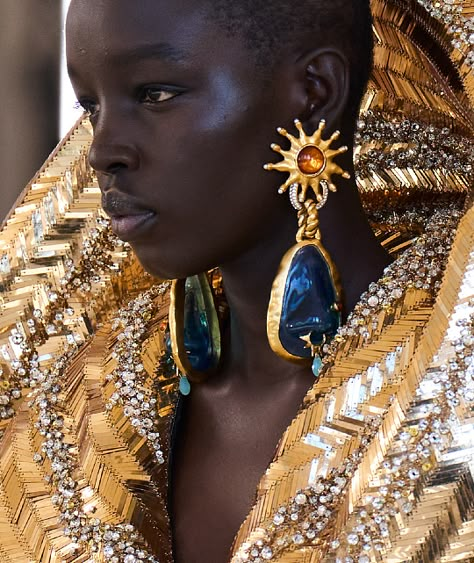 Ears Ringing, 2022 Couture, Fashion Runway Show, Bold Statement Jewelry, Elsa Schiaparelli, Marlene Dietrich, Couture Week, Armani Prive, Dolce E Gabbana