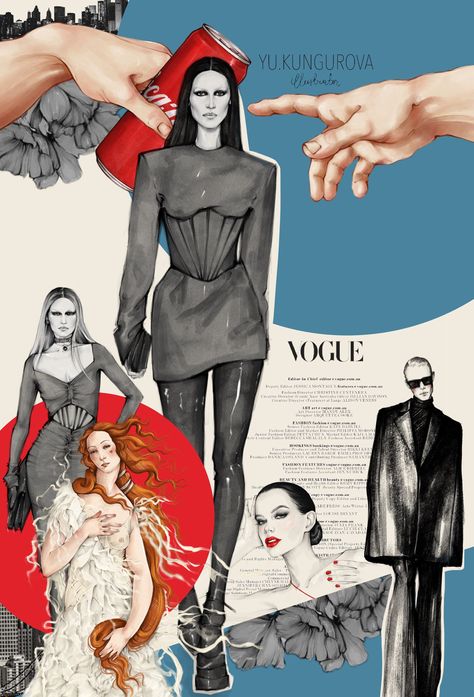 Fashion art, on ArtStation at https://www.artstation.com/artwork/3q03NY Mood Board Fashion Inspiration, Fashion Communication, Fashion Show Poster, Fashion Portfolio Layout, Fashion Illustration Collage, Fashion Design Books, Fashion Poster Design, Aesthetic Ootd, Fashion Artwork