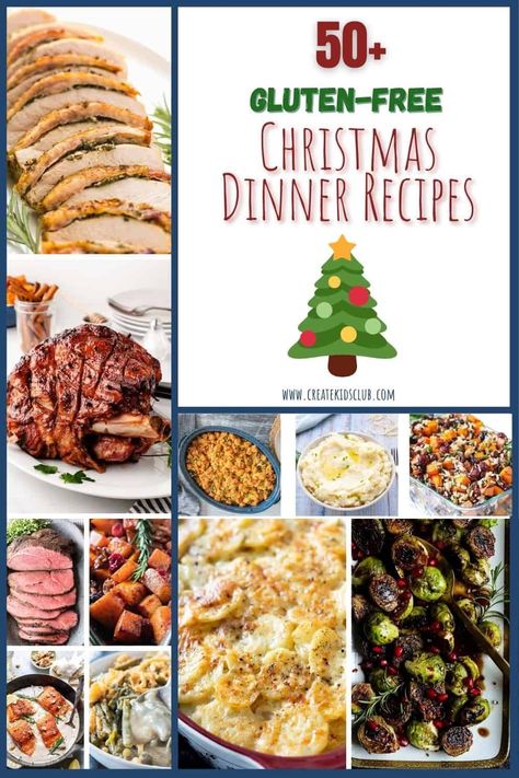 Preparing a gluten free holiday menu does not mean you have to miss out on all the classics or sacrifice traditions. My list of 50+ Gluten Free Christmas Dinner Recipes covers everything from main courses to dessert to help remove the stress of planning holiday meals. Gluten Free Xmas, Gluten Free Christmas Dinner, Christmas Dinner Side Dishes, Dinner Side Dish Recipes, Christmas Dinner Sides, Gluten Free Christmas Recipes, Christmas Dinner Recipes, Gluten Free Holiday Recipes, Gluten Free Entrees