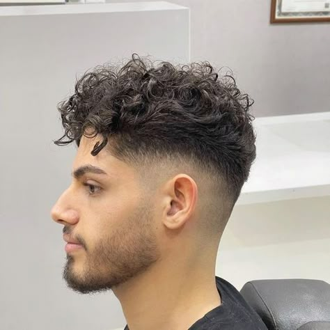 Curly Hairstyles Men: 13 Cute Curly Hairstyles Men Short Haircut To Try. - Gist94 Short Tapered Hair, Low Fade Curly Hair, 2022 Haircut, Mens Short Curly Hairstyles, Trending Hairstyles For Men, Fade Haircut Curly Hair, Taper Fade Curly Hair, Short Hair With Beard, Men's Curly Hairstyles