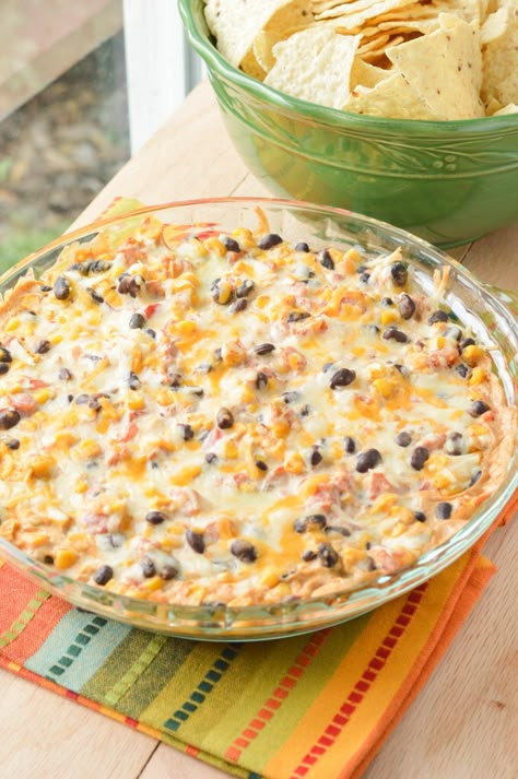 Black Bean And Cheese Dip, Small Gathering Snacks, Hot Corn Dip With Cream Cheese And Rotel, Cream Cheese Black Bean Dip, Touchdown Taco Dip Pampered Chef, Small Group Appetizers, Easy Sides With Sandwiches, Black Themed Party Food, Appetizer For Small Group