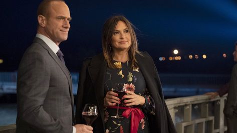 Since Law & Order: Special Victims Unit premiered more than 20 years ago, fans have wanted to know: When will Benson and Stabler get together? (Spoiler alert: It may be sooner than you think.) Mariska Hargitay and Christopher Meloni made their debuts as Detectives Olivia Benson and Elliot Stabler in season 1 of Law & Order: SVU in September 1999. Olivia Benson And Elliot Stabler, Elliot And Olivia, Christopher Meloni, Benson And Stabler, Elliot Stabler, Chris Meloni, He Left Me, Fall Tv, Celebrity Music