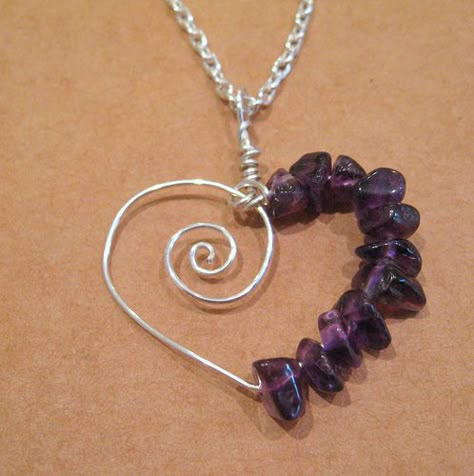 Amethyst Spiral Heart | Jennifer | Flickr