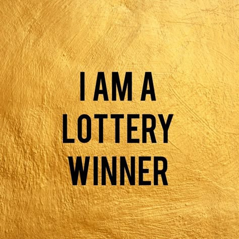 Winner Affirmations, Money Vision Board, Manifesting Vision Board, Lottery Winner, Vision Board Affirmations, Luck Quotes, Affirmations For Happiness, Good Luck Quotes, Wealth Affirmations