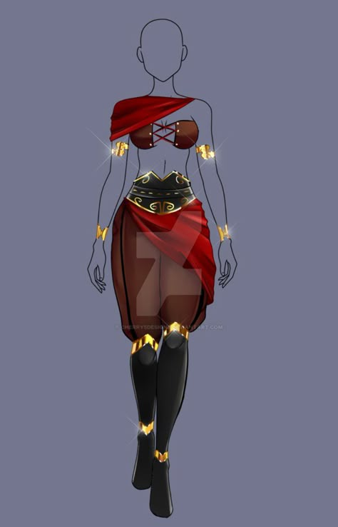 (closed) Auction Adopt - Hunter Outfit by https://cherrysdesigns.deviantart.com on @DeviantArt Hunter Dress, Draw Your Character, Animated Clothes, Hunter Outfit, Clothing Design Sketches, Dress Design Sketches, Hero Costumes, Dress Sketches, Fashion Design Drawings