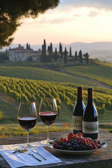 Enjoy a romantic wine and dine experience in Tuscany. Explore vineyards, stay in a countryside villa, and savor authentic Italian cuisine with your loved one. 🍷🍝🌅 #TuscanyRomance #WineAndDine #ItalianEscape Tuscany Wine Tasting, Tuscany Aesthetic, Italia Aesthetic, Italy Countryside, Romantic Wine, Tuscany Wine, Truffle Hunting, Visit Florence, Italian Aesthetic