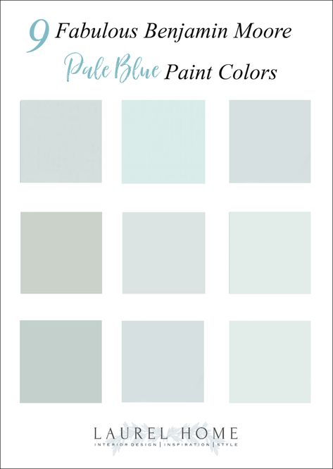 Common Mistakes When Choosing The Best Pale Blue Paint | Laurel Home Light Blue Bathroom Walls Paint, Pale Blue Wall Paint, Best Pale Blue Paint Colors, Light Blue Interior Paint, Pale Blue Gray Paint Colors, Pale Blue Green Paint Colors, Very Light Blue Paint Colors, Blue Paint For Bedroom Walls, Pastel Blue Paint Colors