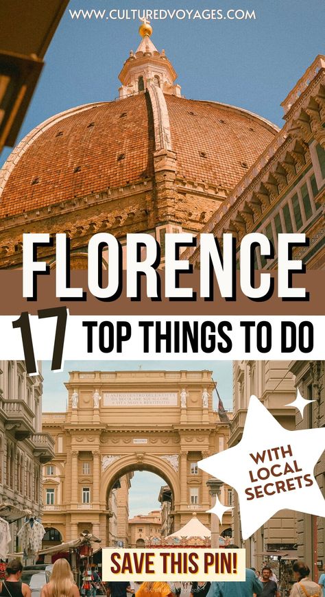 This guide covers the top things to do in Florence, from visiting Florence landmarks to wine tasting tours in Florence. If you're looking for the best Florence attractions, read this comprehensive list of what to do in Florence.things to see and do in florence | fun things to do in florence | things to do in florence at night | cool things to do in florence | best free things to do in florence italy | Day trips from florence | Florence travel guide Day Trip From Florence Italy, Florence Day Trips, Museums In Florence, Florence Italy Museums, One Day In Florence Italy, What To Do In Florence, Things To Do In Florence Italy, Florence Museums, Day Trips From Florence Italy