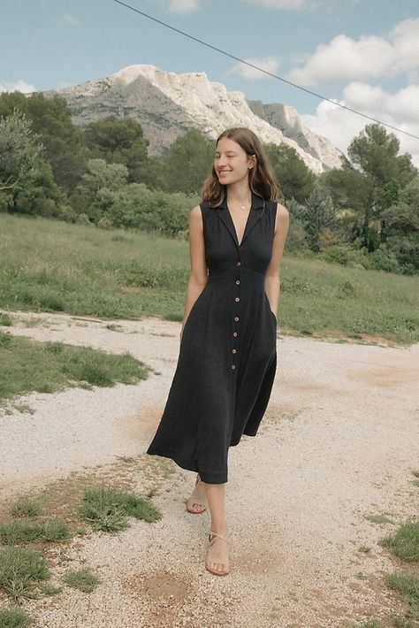 Looks Street Style, Korean Fashion Trends, Minimal Chic, Cotton Midi Dress, Mom Style, Free People Dress, Classy Outfits, Spring Summer Fashion, Summer Style