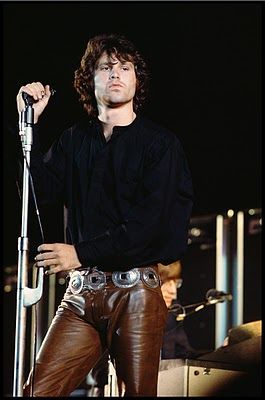 His classic brown leather pants Henry Diltz, Ray Manzarek, The Doors Jim Morrison, Brown Leather Pants, Musica Rock, American Poets, I'm With The Band, Mötley Crüe, Jim Morrison