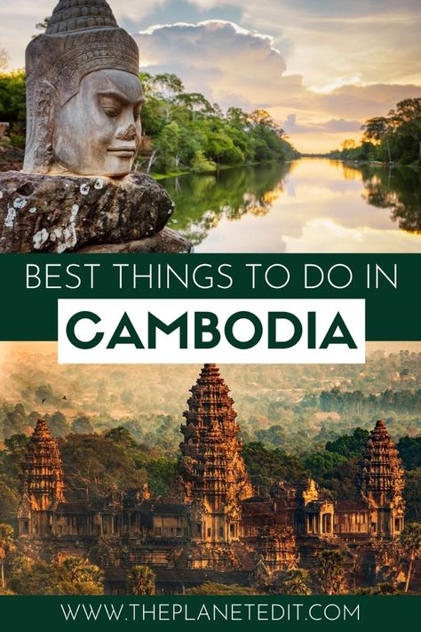 Upon thinking of Cambodia, one might imagine the allure of magnificent temples, rich heritage and ancient ruins.While you definitely shouldn’t skip these, Cambodia also promises pristine beaches with turquoise waters and fabulous wildlife, from the endangered Irrawaddy river dolphins to the elephants at Mondulkiri. Here are the best things to do in Cambodia #cambodia #asia #southeastasia | What to do in Cambodia | Cambodia Travel Irrawaddy River, Cambodia Itinerary, Cambodia Beaches, Thailand Adventure, Visit Asia, Cambodia Travel, Visit Thailand, Southeast Asia Travel, Koh Tao