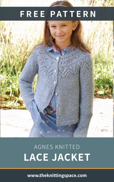 Children Knitting Patterns, Girls Jacket Pattern, Kids Sweater Pattern, Kids Knitting, Girls Cardigan Sweater, Kids Knitting Patterns, Knitting Patterns Free Sweater, Knit Cardigan Pattern, Knitted Lace