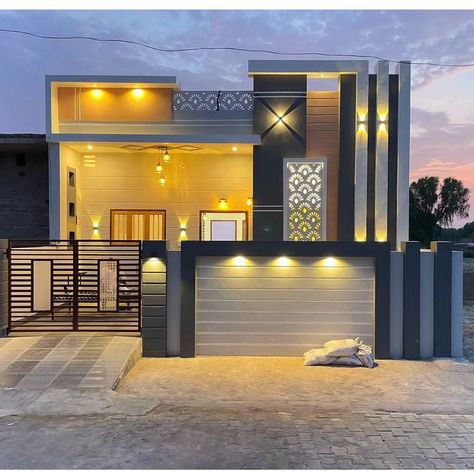 Call/whatsApp - 7020910965 For House Design (Paid service) @indian_house_designs @indian_house_designs . . . . . Copyright Belongs To respective owners DM us for the credits or removal . . . . . #indianhouse #indianhouses #indianhousedesign #indianhousedecor #indianhomes #houseexterior #houseelevation #homeelevation #elevationdesign #elevationdesigns #floorplan #floorplans #homeplanner #homeplans #houseplan #houseplans #modernelevation #buildingelevation #frontelevation Two Floor Elevation Design, House Architecture Design Exterior, House Elevation Design Indian Single Floor, Front House Wall Design, Small House Elevation Design Indian, Elevation For Ground Floor House, House Elevation Design Indian Modern, Elevation Designs For House Single Floor, Modern House Outer Design