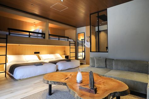 Dröm Hus Planer, Casa Cook Hotel, Trunk Hotel, Room With Bunk Beds, Bunk Bed Rooms, Bunk Rooms, Interior Design School, Hotel Room Design, Boutique Interior Design