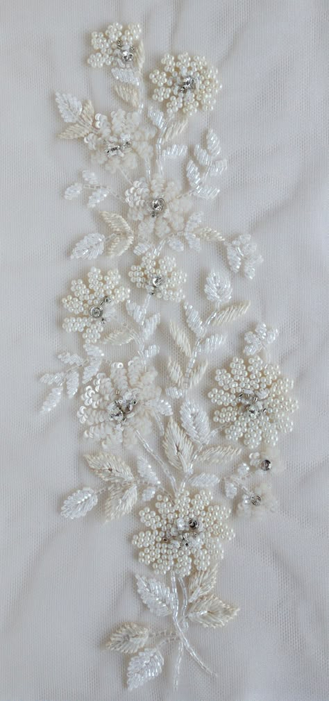 Pearl embroidery dress