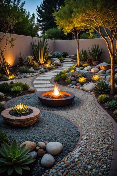 Low Cost Front Yard Landscaping, Simple Arizona Backyard Landscaping, Outdoor Rock Decor, Side Yard Landscaping Arizona, Rockscape Backyard, Drought Tolerant Landscape California Backyard Design, Xeroscaping Backyard Colorado, Vegas Landscaping Ideas, Landscape Ideas California