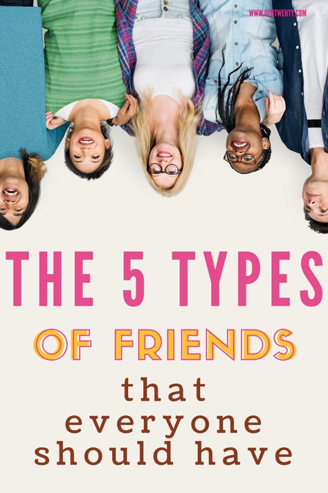 Is your group of friends well-rounded? Do you have at least one of each of the 5 types of friends everyone needs to have? Having these people in your life will make you a better person! 5 Types Of Friends In A Group, Different Types Of People In Friend Groups, 4 Types Of Friends In A Group, Type Of Friends In A Group, Different Types Of Friends In A Group, Types Of People In A Friend Group, Types Of Friends In A Group, Self Improvement Activities, Self Discovery Questions