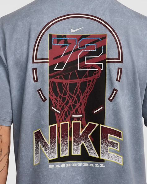 Nike Men's Max90 Basketball T-Shirt. Nike.com Nike Tshirt Design, Tshirts Ideas, Big Tshirt, Basketball T Shirt, Shirt Nike, Nike Tshirt, Nike Basketball, Tshirt Design, Nike Men