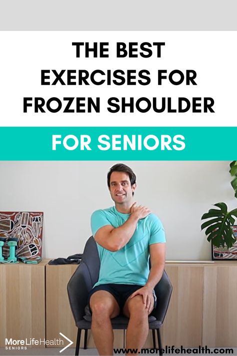 A physiotherapist guiding a patient through exercises for Frozen Shoulder relief. 
Follow along with Mike, the physiotherapist, to alleviate pain and stiffness caused by Adhesive Capsulitis. Frozen Shoulder Exercises, Leg Strengthening Exercises, Chair Workout, Chair Exercise, Exercise For Seniors, Seated Exercises, Senior Exercises, Exercises For Seniors, Band Exercises