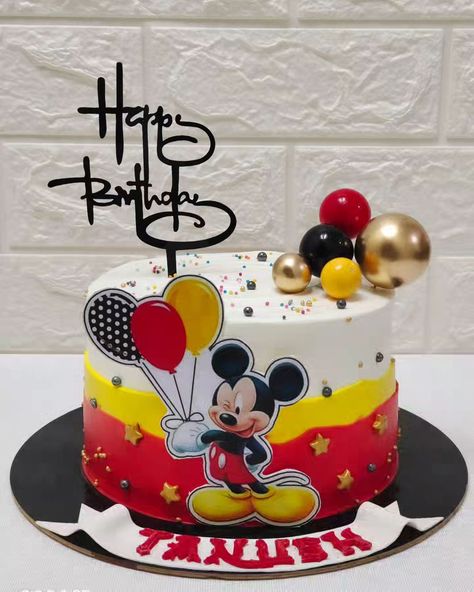 Mickey mouse theme cake 🎂 Chocolate hazelnut flavour cake #disney #disneyland #disneyworld #mickey #mickeymouse #cartoon #cake #cakedecorating #cakedesign #cakeart #cakes #bestcakeinahmedabad #chandkhedacakes #gandhinagarcakes #bestcakeintown #homebaker #homebaking #birthday #birthdaycake #instagood #insta #instalike #instagram #instagood #instalike#entrepreneur #bussiness #baking #lovemywork Mickey Mouse Theme Cake, Dino Birthday Cake, Mickey Mouse Birthday Theme, Jungle Theme Cakes, Photo Cake Topper, Cake Writing, Mickey Mouse Theme, Cartoon Cake, Dino Birthday