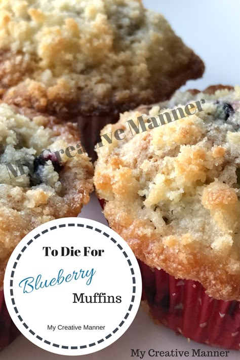 Moist Muffin Recipe, Homemade Blueberry Muffin Recipe, Meal Prep Family, Nutella Muffin, Muffins Blueberry, Homemade Blueberry Muffins, Easy Blueberry Muffins, Applesauce Muffins, Best Blueberry Muffins