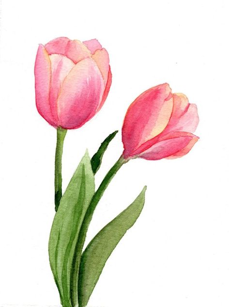 GUEST ARTIST: "Madly, Deeply In Love With Watercolor" by Disha Sharma ~ Doodlewash® Tulip Watercolor, Tulip Drawing, Tulip Painting, Tulips Art, Watercolor Tulips, Madly Deeply, Watercolor Bouquet, Soyut Sanat Tabloları, Watercolor Flower Art